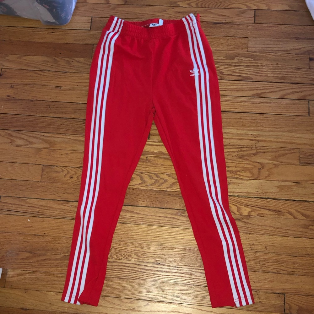 Red Adidas Pants
